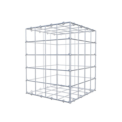 Gabion 50 cm x 40 cm x 40 cm (L x H x P), mailles 10 cm x 10 cm, anneau en C