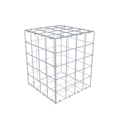 Gabion 50 cm x 40 cm x 40 cm (L x H x P), mailles 10 cm x 10 cm, anneau en C