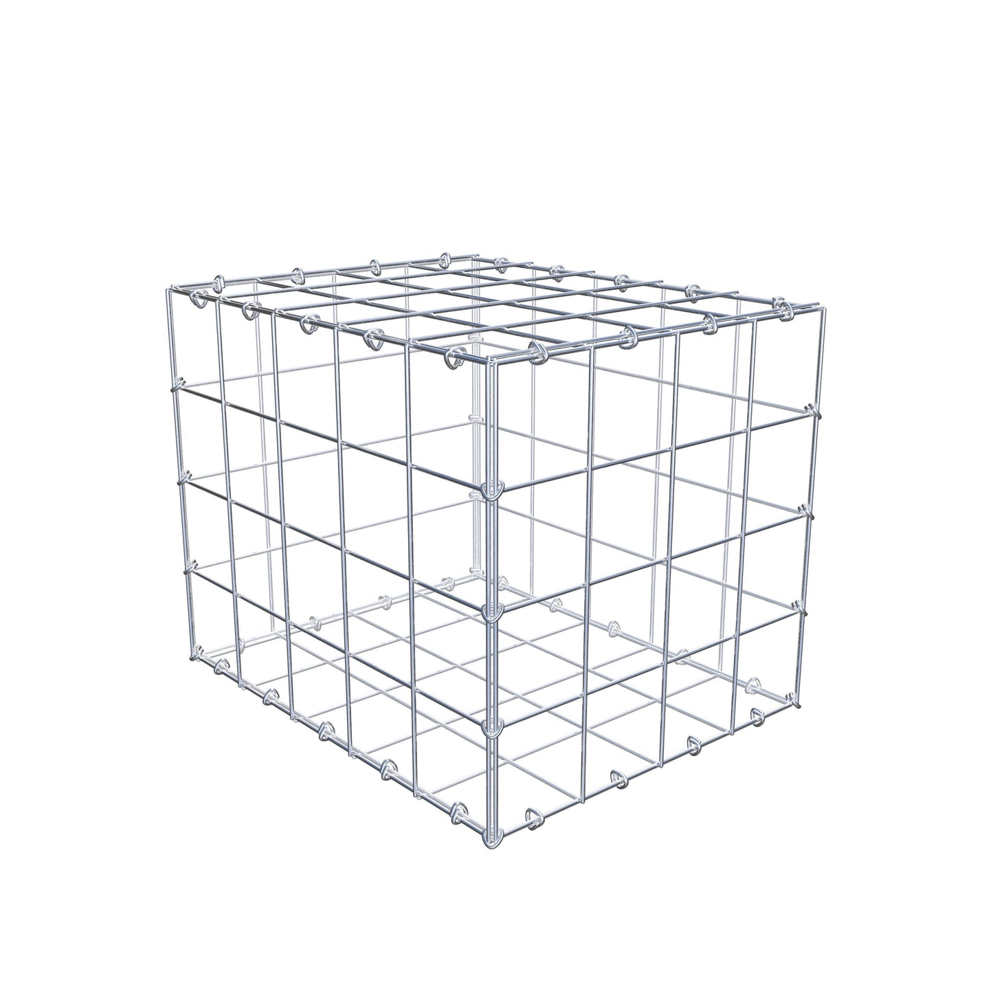 Gabion 50 cm x 40 cm x 40 cm (L x H x P), mailles 10 cm x 10 cm, anneau en C