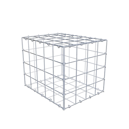 Gabion 50 cm x 40 cm x 40 cm (L x H x P), mailles 10 cm x 10 cm, anneau en C