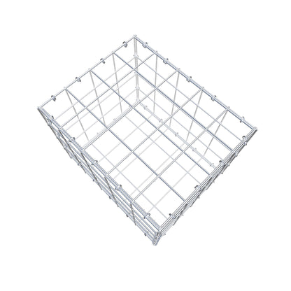 Gabion 50 cm x 40 cm x 40 cm (L x H x P), mailles 10 cm x 10 cm, anneau en C