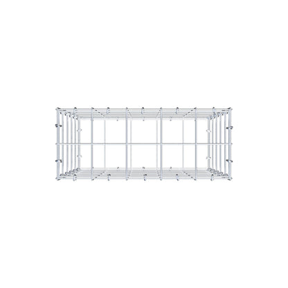 Gabião 50 cm x 50 cm x 20 cm (C x A x P), malhagem 10 cm x 10 cm, anel C