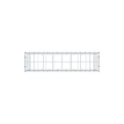 Gabião 80 cm x 40 cm x 20 cm (C x A x P), malhagem 10 cm x 10 cm, anel C