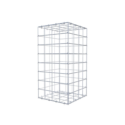 Gabion 80 cm x 40 cm x 40 cm (L x H x D), mesh size 10 cm x 10 cm, C-ring