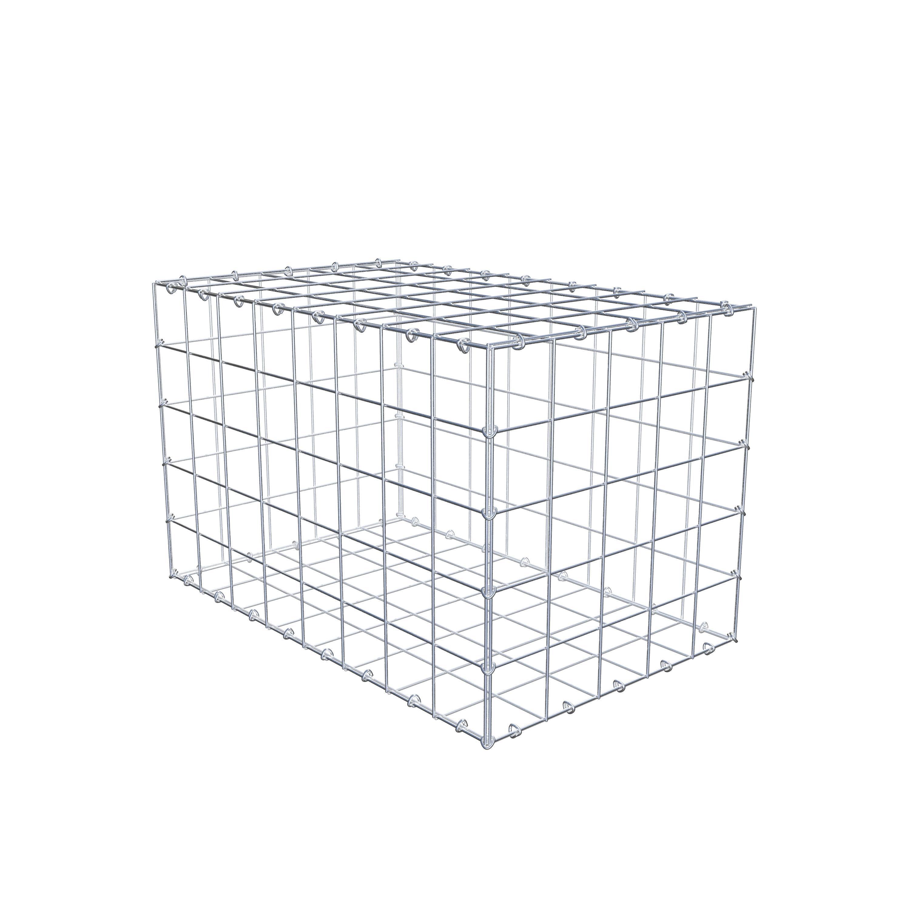 Schanskorf 80 cm x 50 cm x 50 cm (L x H x D), maaswijdte 10 cm x 10 cm, C-ring