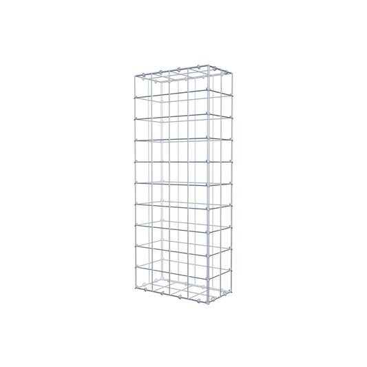 Gabion 100 cm x 20 cm x 40 cm (L x H x P), mailles 10 cm x 10 cm, anneau en C
