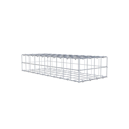 Gabion 100 cm x 20 cm x 40 cm (L x H x D), mesh size 10 cm x 10 cm, C-ring