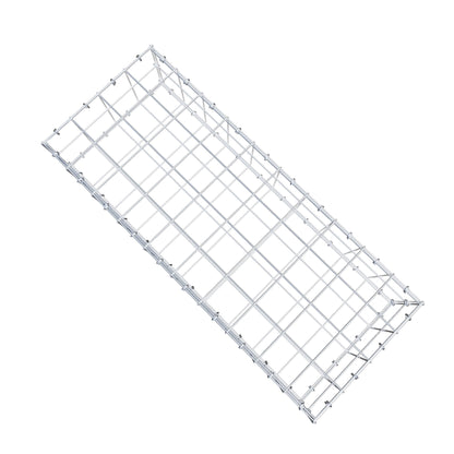 Gabion 100 cm x 20 cm x 40 cm (L x H x D), mesh size 10 cm x 10 cm, C-ring