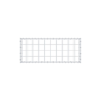 Gabion 100 cm x 20 cm x 40 cm (L x H x D), mesh size 10 cm x 10 cm, C-ring
