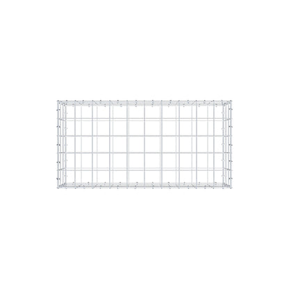 Gabion 100 cm x 30 cm x 50 cm (L x H x D), maskstorlek 10 cm x 10 cm, C-ring