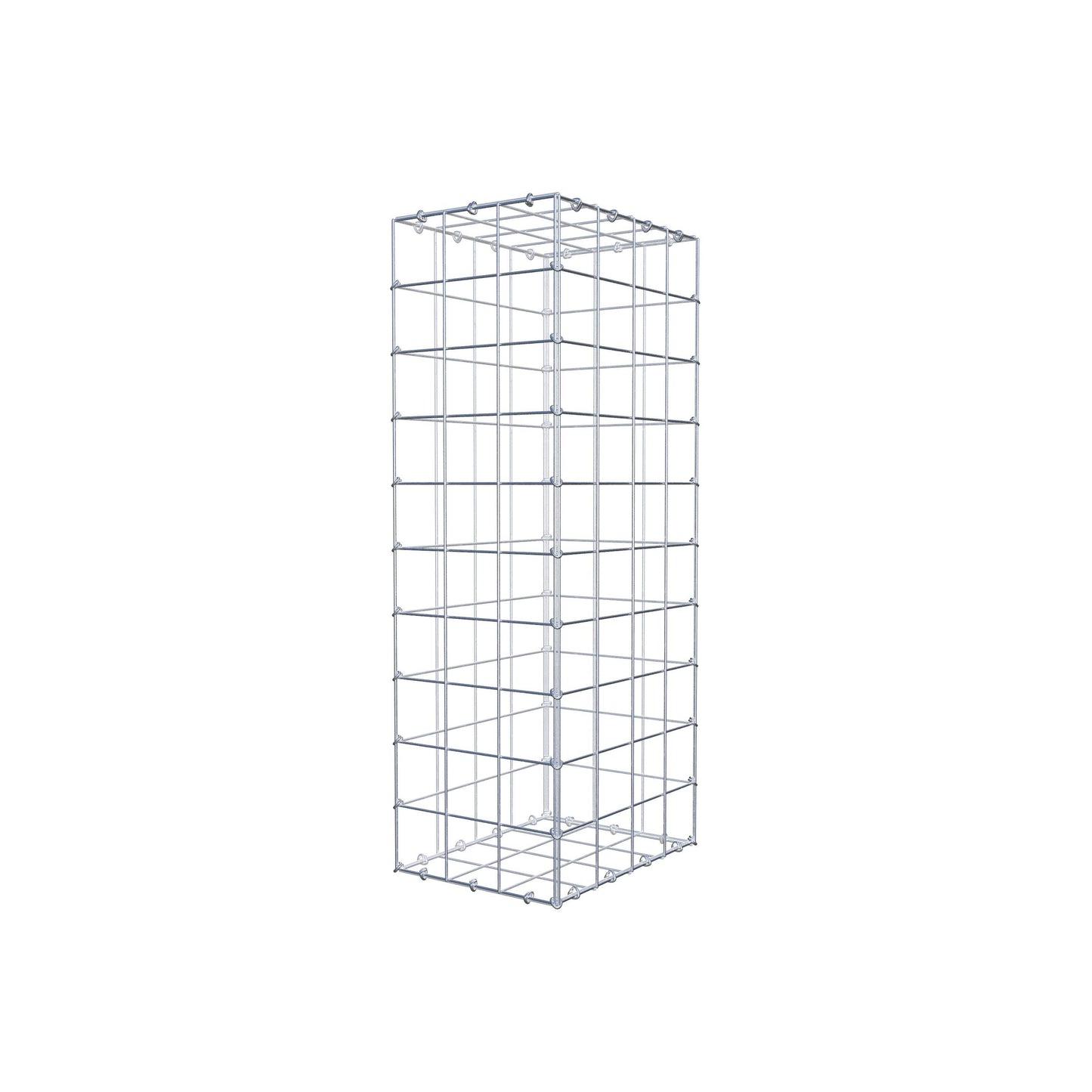 Gabion 100 cm x 40 cm x 30 cm (L x H x D), mesh size 10 cm x 10 cm, C-ring