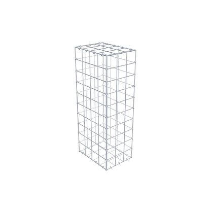 Gabion 100 cm x 40 cm x 30 cm (L x H x D), mesh size 10 cm x 10 cm, C-ring