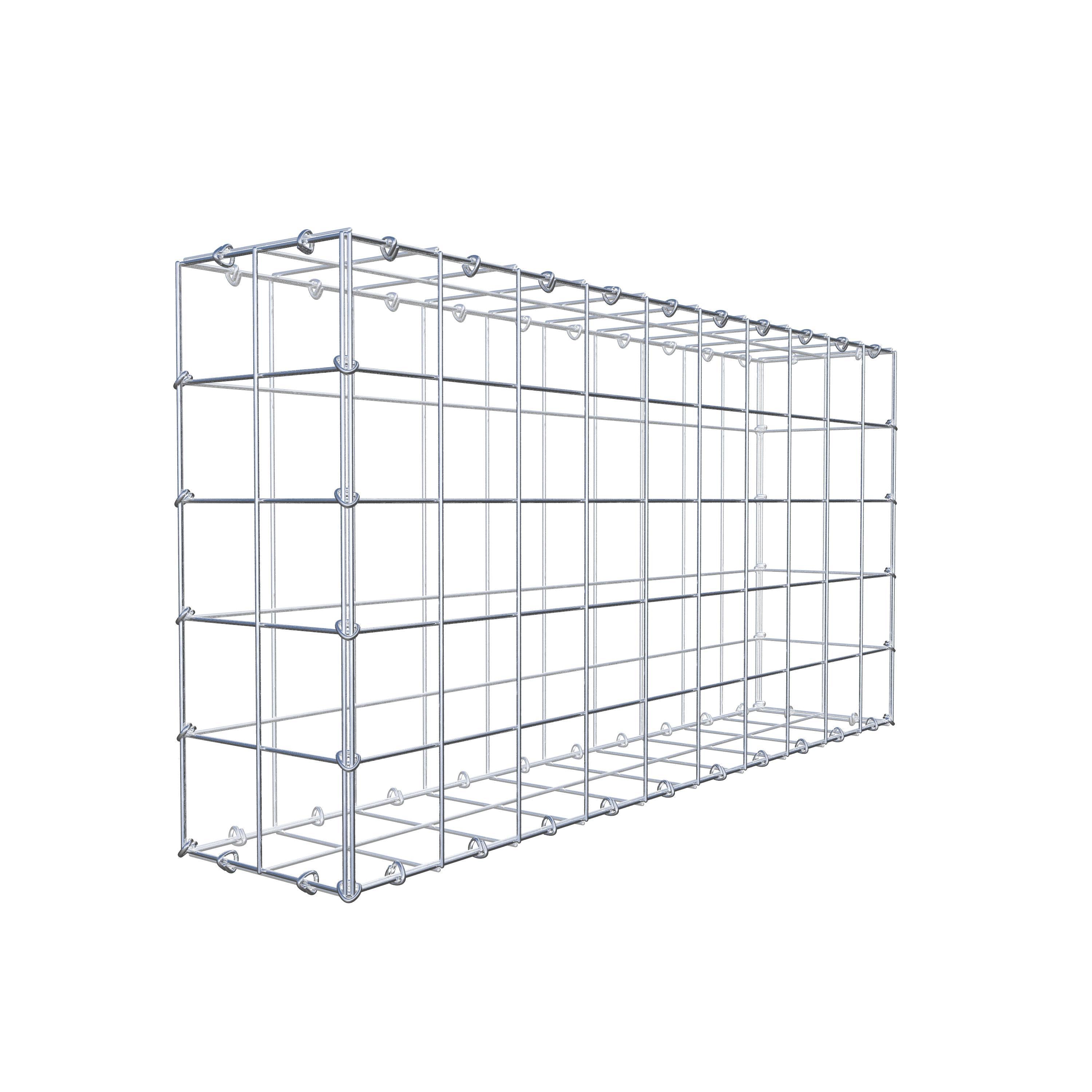 Schanskorf 100 cm x 50 cm x 20 cm (L x H x D), maaswijdte 10 cm x 10 cm, C-ring