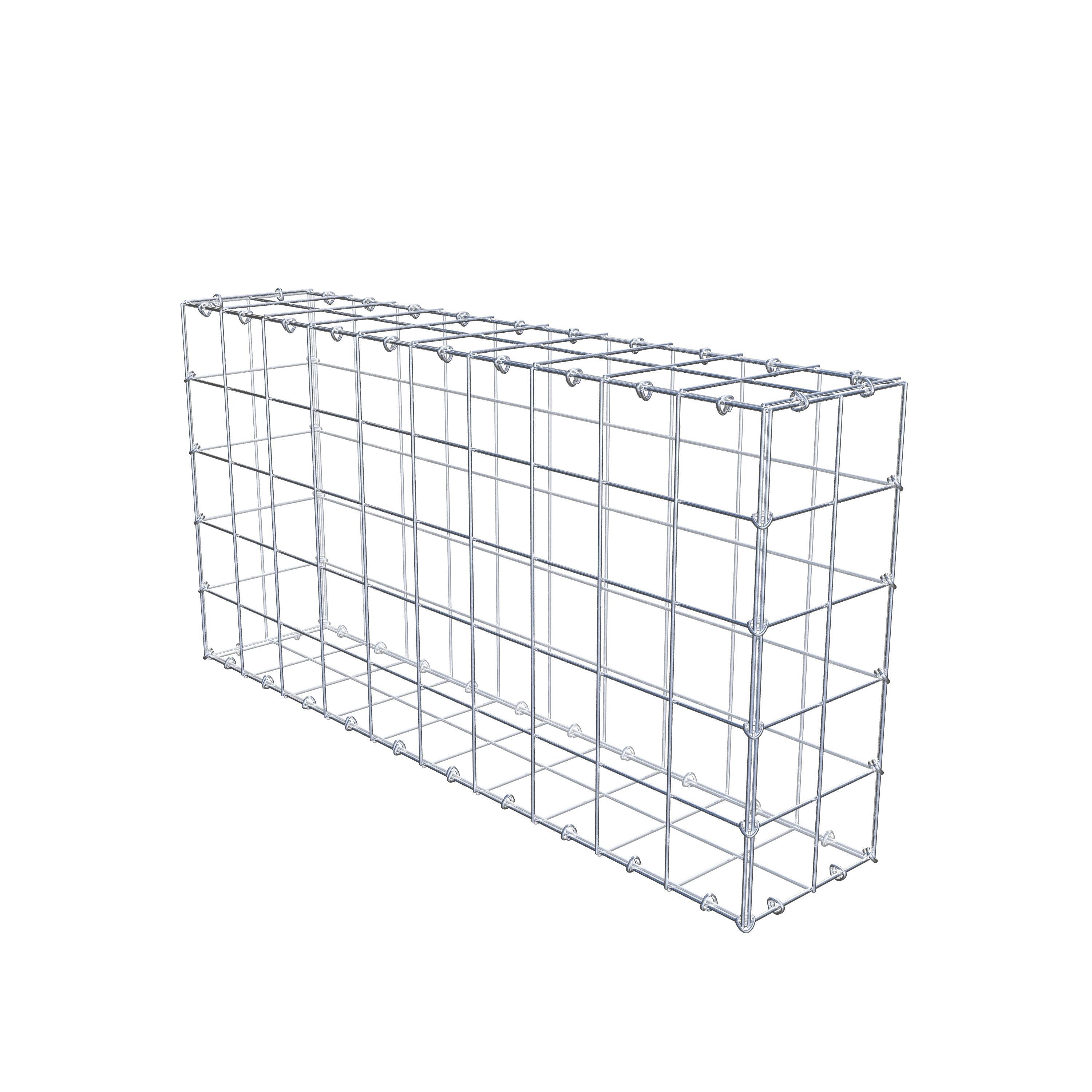 Schanskorf 100 cm x 50 cm x 20 cm (L x H x D), maaswijdte 10 cm x 10 cm, C-ring