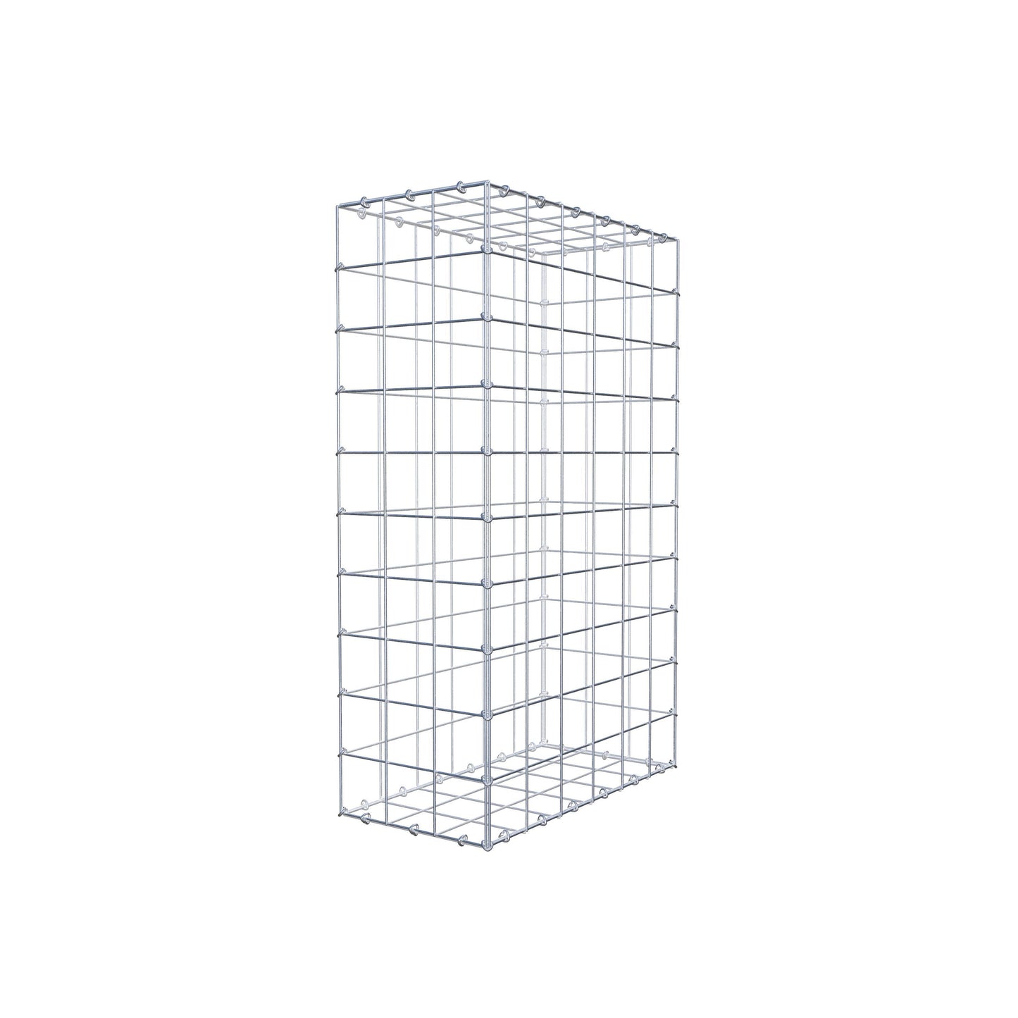 Gabion 100 cm x 60 cm x 30 cm (L x H x D), maskestørrelse 10 cm x 10 cm, C-ring