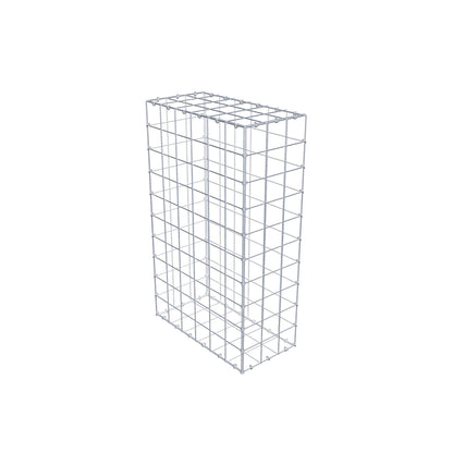 Gabion 100 cm x 60 cm x 30 cm (L x H x D), maskestørrelse 10 cm x 10 cm, C-ring