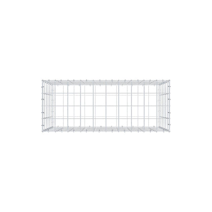Gabion 100 cm x 60 cm x 40 cm (L x H x D), maskestørrelse 10 cm x 10 cm, C-ring