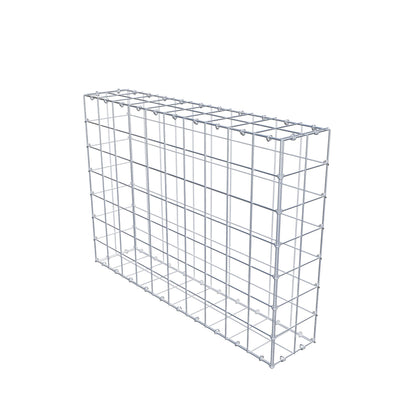 Gabion 100 cm x 70 cm x 20 cm (L x H x D), maskstorlek 10 cm x 10 cm, C-ring