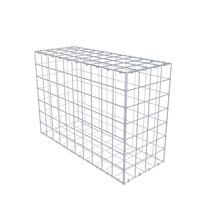 Gabion 100 cm x 70 cm x 40 cm (L x H x P), mailles 10 cm x 10 cm, anneau en C