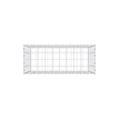 Gabion 100 cm x 70 cm x 40 cm (L x H x P), mailles 10 cm x 10 cm, anneau en C