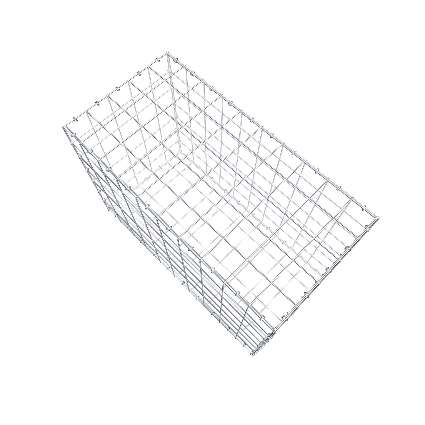 Gabion 100 cm x 70 cm x 50 cm (L x H x D), maskestørrelse 10 cm x 10 cm, C-ring