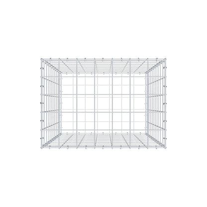Gabion 100 cm x 70 cm x 50 cm (L x H x D), maskestørrelse 10 cm x 10 cm, C-ring