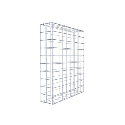 Gabion 100 cm x 80 cm x 20 cm (L x H x P), mailles 10 cm x 10 cm, anneau en C