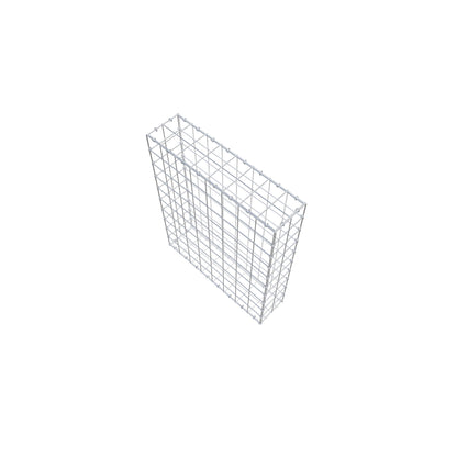 Gabion 100 cm x 80 cm x 20 cm (L x H x P), mailles 10 cm x 10 cm, anneau en C