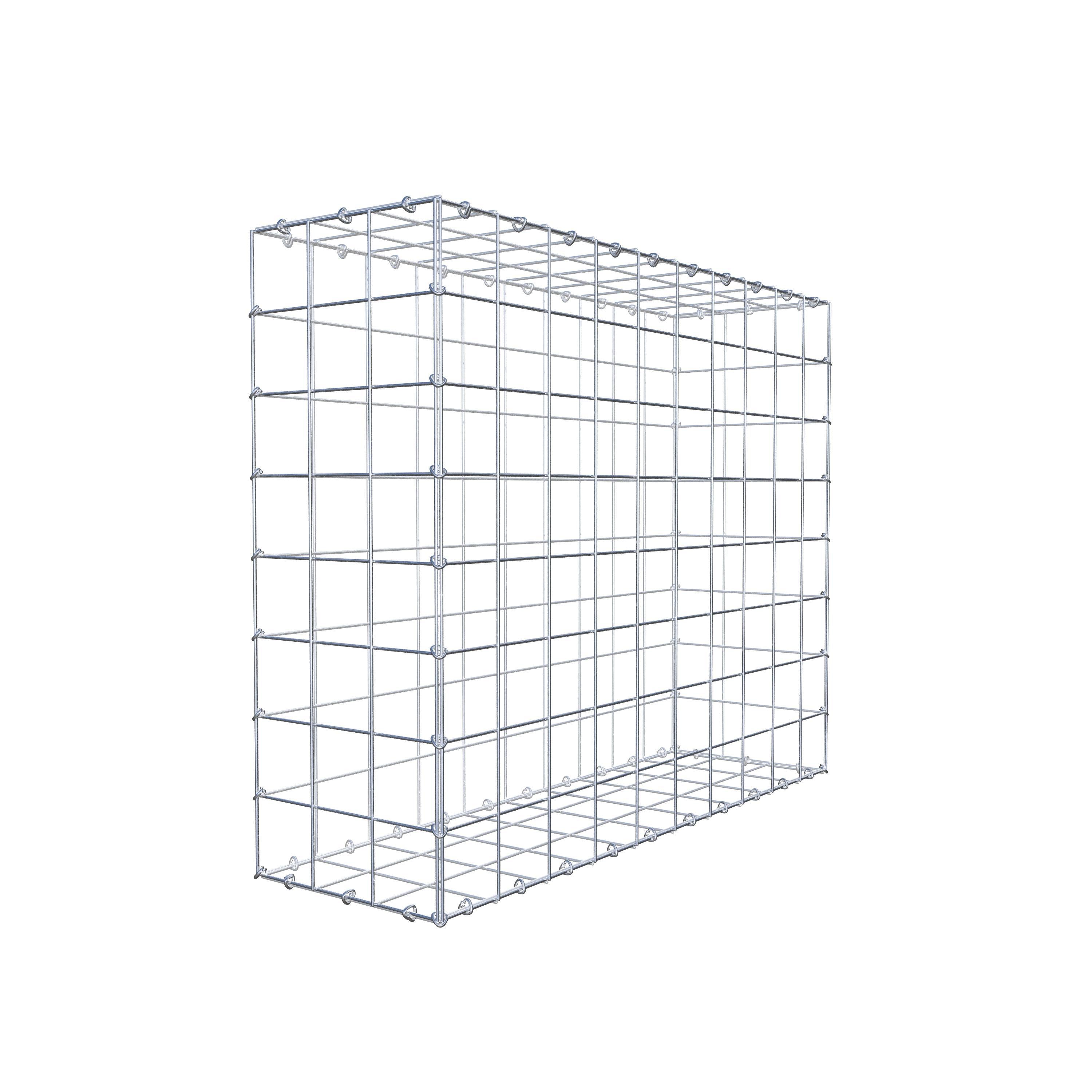 Schanskorf 100 cm x 80 cm x 30 cm (L x H x D), maaswijdte 10 cm x 10 cm, C-ring