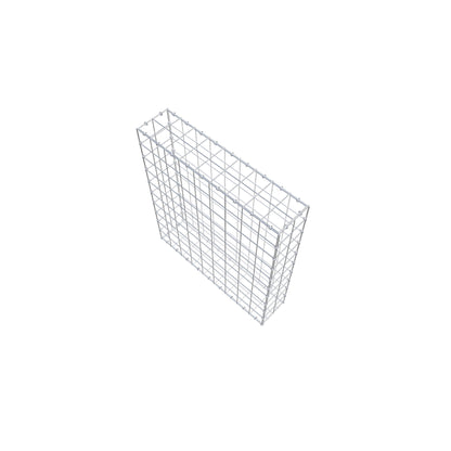 Gabião 100 cm x 90 cm x 20 cm (C x A x P), malhagem 10 cm x 10 cm, anel C