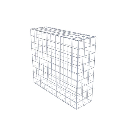 Gabion 100 cm x 90 cm x 30 cm (L x H x D), mesh size 10 cm x 10 cm, C-ring