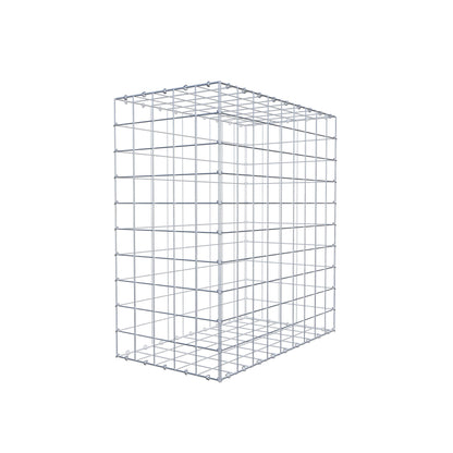 Gabion 100 cm x 90 cm x 50 cm (L x H x P), mailles 10 cm x 10 cm, anneau en C