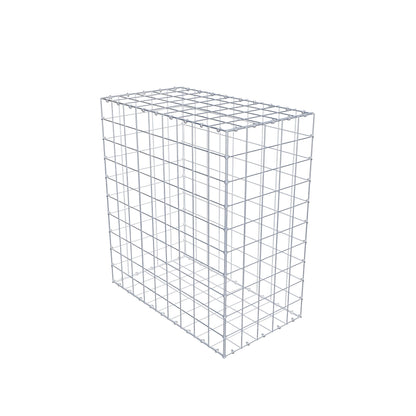 Gabion 100 cm x 90 cm x 50 cm (L x H x P), mailles 10 cm x 10 cm, anneau en C