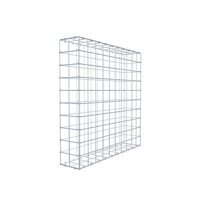 Gabion 100 cm x 100 cm x 20 cm (L x H x D), mesh size 10 cm x 10 cm, C-ring