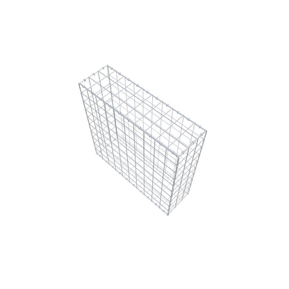 Gabion 100 cm x 100 cm x 30 cm (L x H x D), mesh size 10 cm x 10 cm, C-ring