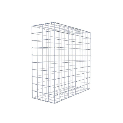 Gabion 100 cm x 100 cm x 40 cm (L x H x D), mesh size 10 cm x 10 cm, C-ring