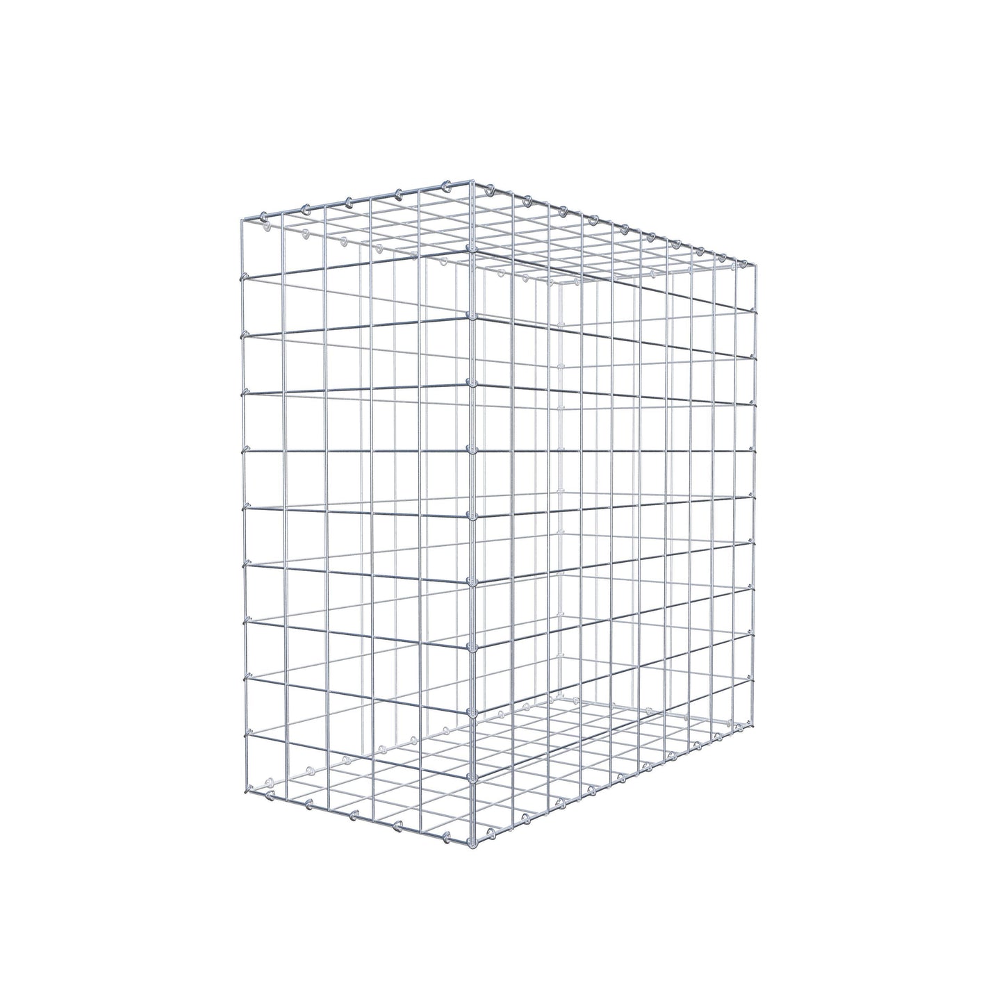 Gabion 100 cm x 100 cm x 50 cm (L x H x D), maskestørrelse 10 cm x 10 cm, C-ring