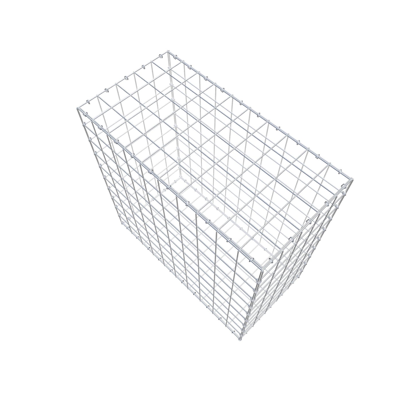 Gabion 100 cm x 100 cm x 50 cm (L x H x D), maskestørrelse 10 cm x 10 cm, C-ring