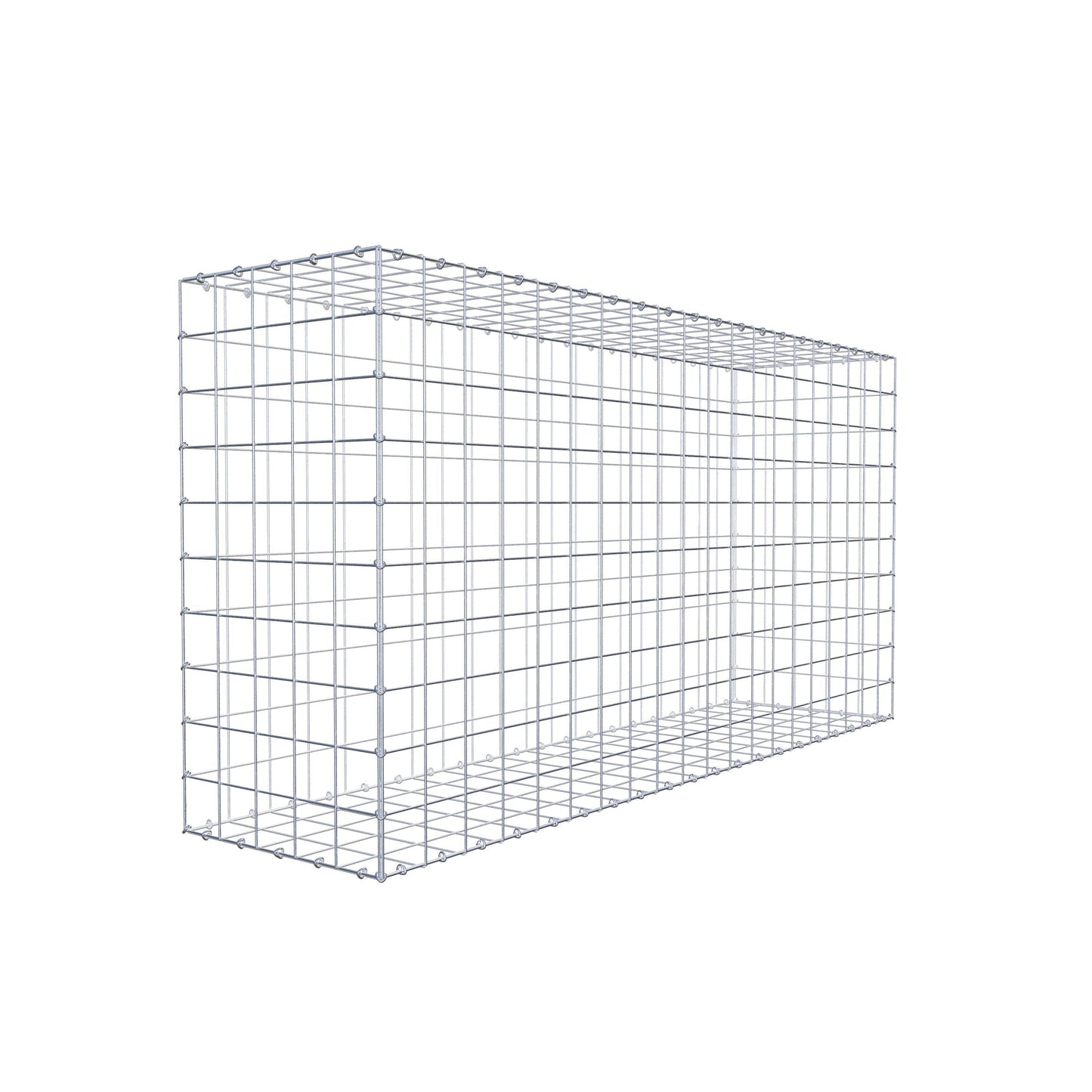 Gabion 200 cm x 100 cm x 50 cm (L x H x D), maskstorlek 10 cm x 10 cm, C-ring
