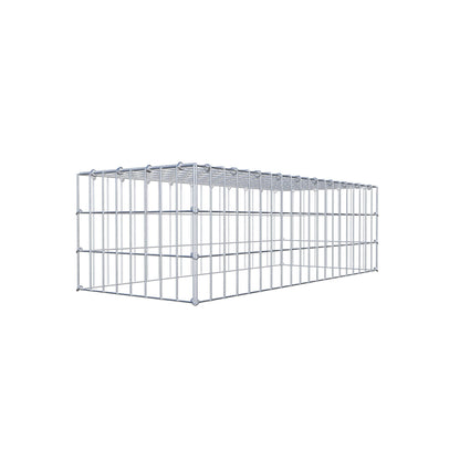 Gabião Tipo 3 100 cm x 30 cm x 40 cm (C x A x P), malhagem 5 cm x 10 cm, anel C