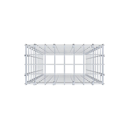 Gabião Tipo 3 100 cm x 40 cm x 20 cm (C x A x P), malhagem 5 cm x 10 cm, anel C