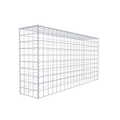 Extra gabion typ 3 200 cm x 100 cm x 40 cm (L x H x D), maskstorlek 10 cm x 10 cm, spiral