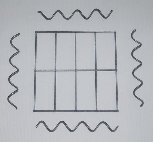 Tapa para columna MW 5 x 10 cm con 4 espirales de montaje