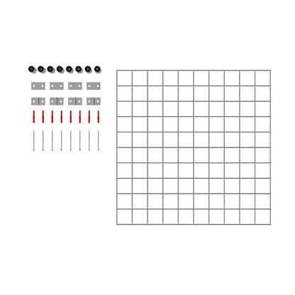 Treliça decorativa / treliça (incl. material de montagem) tamanho da malha 5 x 5 cm