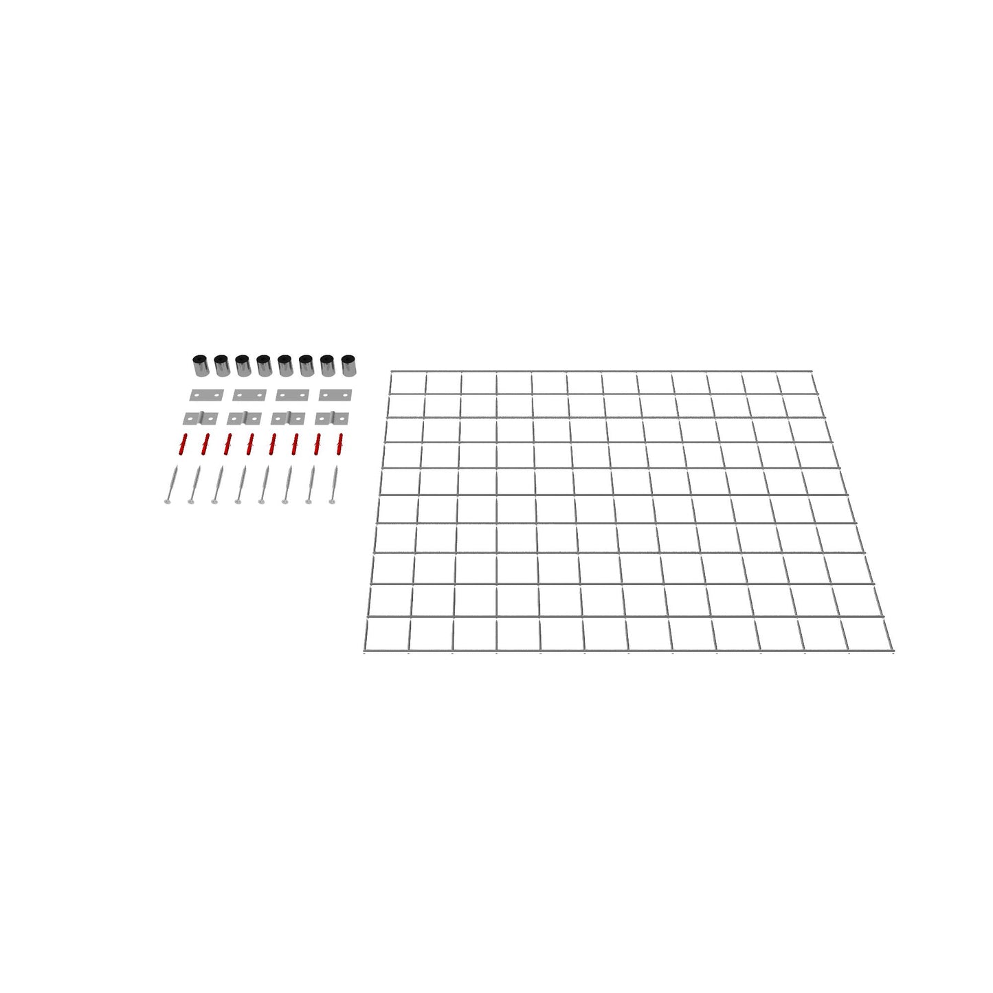 Treliça decorativa / treliça (incl. material de montagem) tamanho da malha 5 x 5 cm