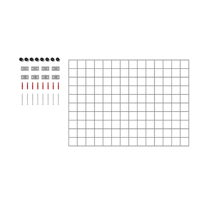 Treliça decorativa / treliça (incl. material de montagem) tamanho da malha 5 x 5 cm