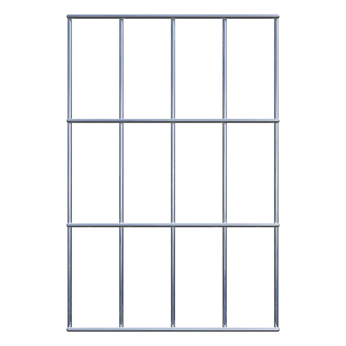 Decorative trellis / trellis (including mounting material) mesh size 5 x 10 cm