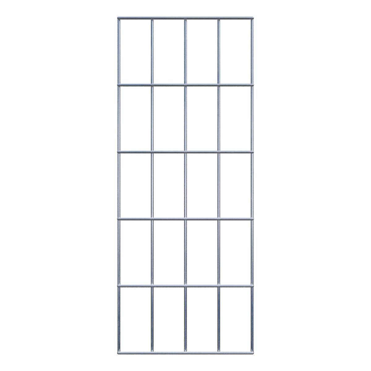 Decorative trellis / trellis (including mounting material) mesh size 5 x 10 cm