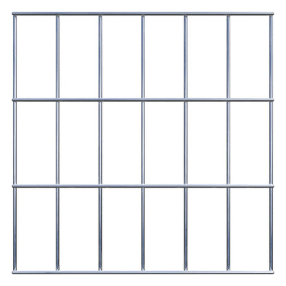 Decorative trellis / trellis (including mounting material) mesh size 5 x 10 cm