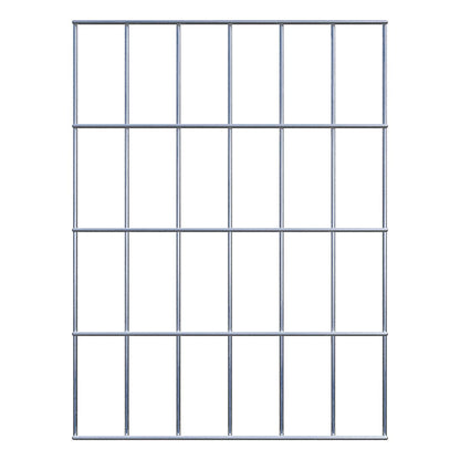 Decorative trellis / trellis (including mounting material) mesh size 5 x 10 cm